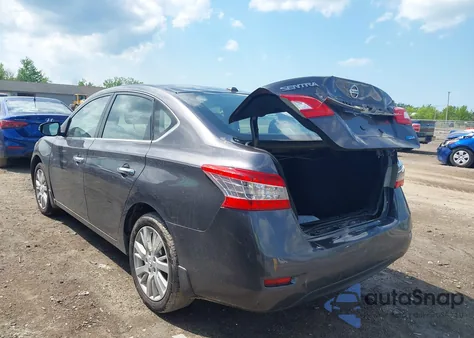 2014 Nissan Sentra Sl из США, поврежденный, VIN 3N1AB7AP6EY277870
